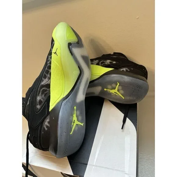 Nike Air Jordan Luka 2 Black‎ White Volt Men's 11.5 Basketball Shoes DX8733-017